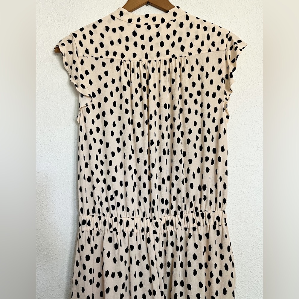 Kate Spade New York Leopard Dot Crepe Romper  Size 12 - Picture 7 of 15